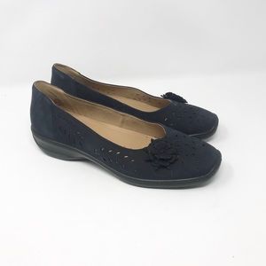 HOTTER COMFORT CONCEPT Flameno Suede Flats